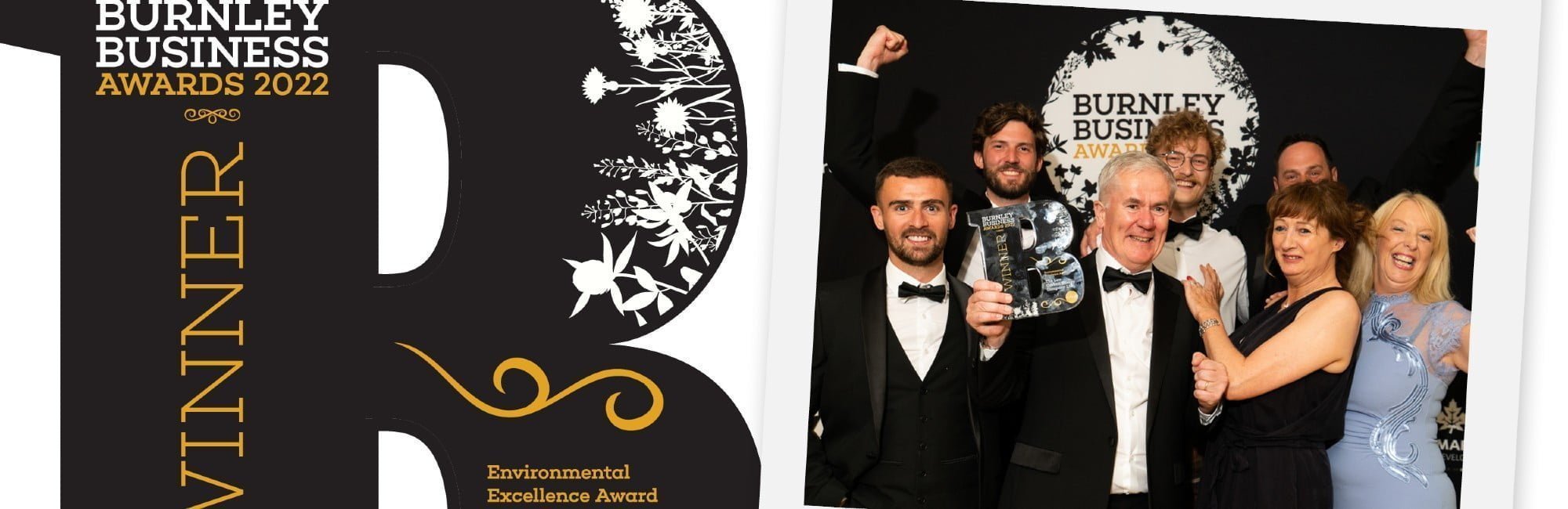 We’ve won the Environmental Excellence award at the Burnley Business Awards